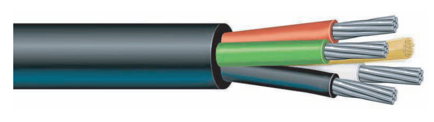 Bostrig™ Type P Power 8 AWG Four Conductor (Unarmored)