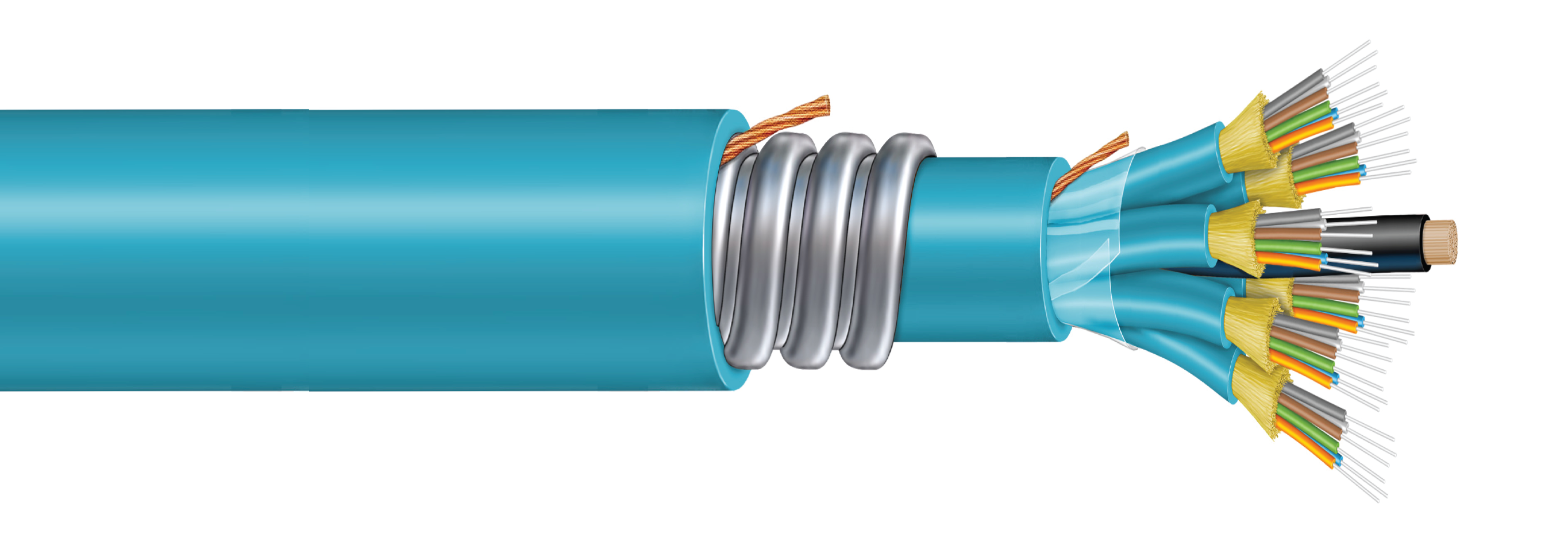 GenSPEED® Interlock Indoor Tight Buffer Distribution Armored Cable