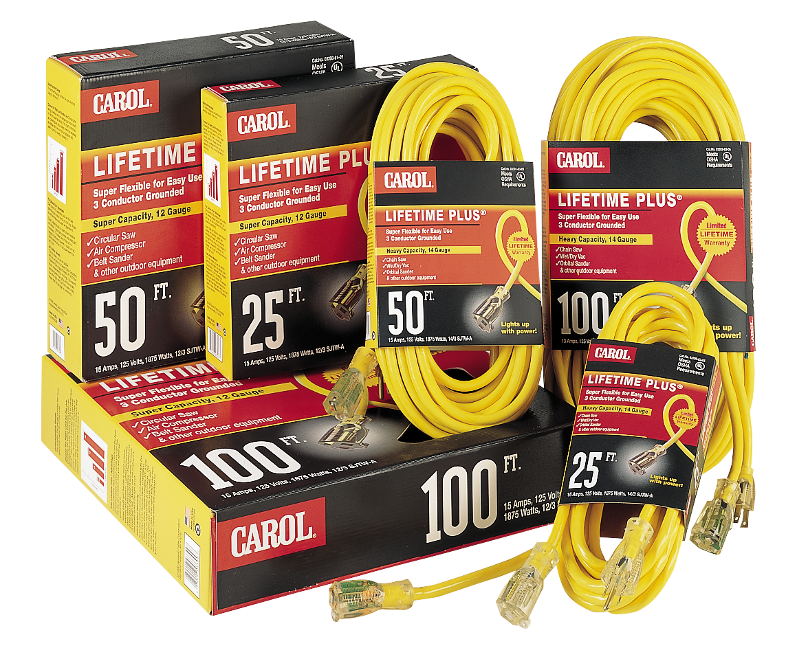 Lifetime Plus Super Flex Lighted Extension Cord