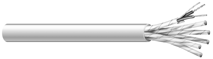 Multi-Paired, Individually Foil Shielded, Lo-Cap® 24 AWG, Type CM