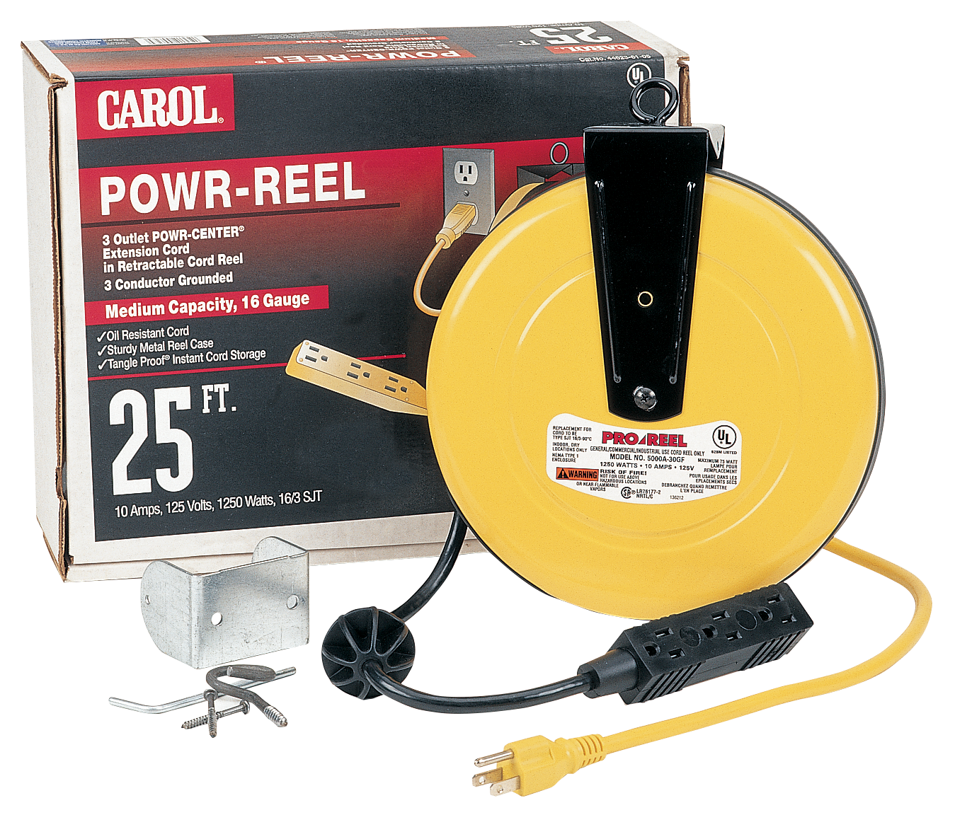 Powr-Reel with 3 Outlets