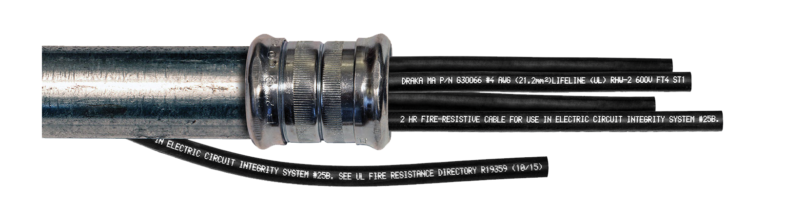 Lifeline® Power Cables RHW-2 Fire Resistive in EMT Conduit and BreathSaver® XW